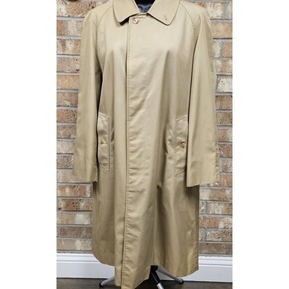 Burberry's Single-Breasted Straight Silhouette Vintage Trench Coat Men S Women M - Picture 2 of 11